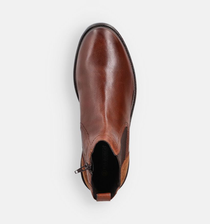 Via Borgo Cognac Chelsea Boots voor heren (362920) - geschikt voor steunzolen