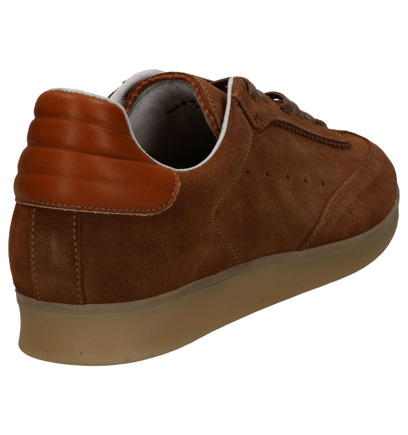 Borgo Sport Montreal Cognac Veterschoenen voor heren (274005) - geschikt voor steunzolen