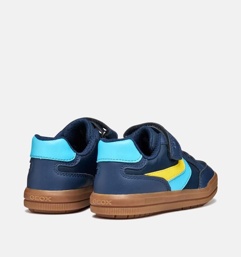 Geox Arzach Baskets en Bleu fonc&eacute; pour gar&ccedil;ons (368432) - pour semelles orthop&eacute;diques