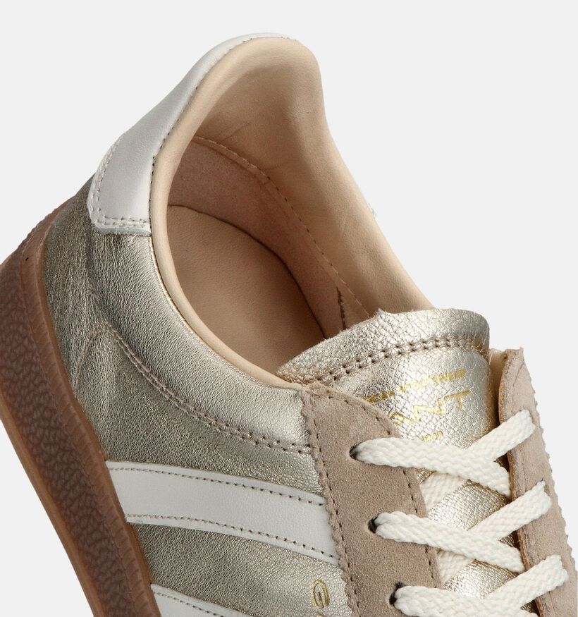 Gant Cuzima Baskets en Or/Blanc pour femmes (360999) - pour semelles orthopédiques