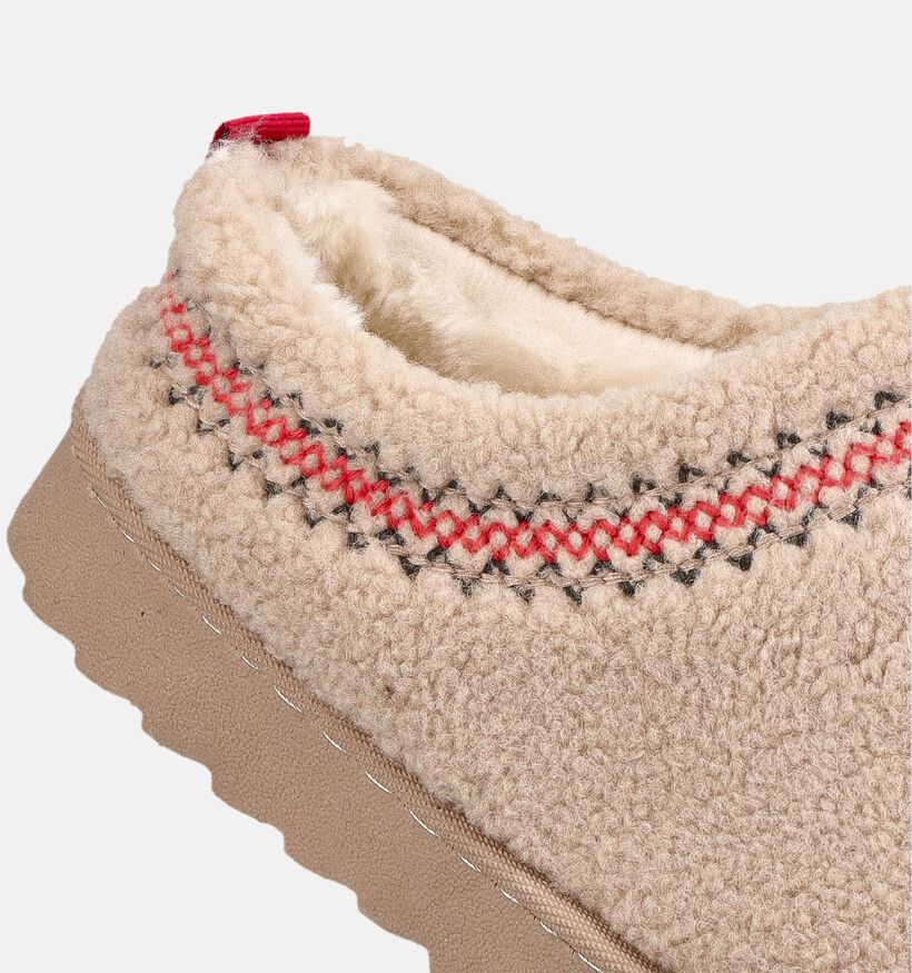 Torfs Home Teddy Pantoufles ouvertes en Beige pour femmes (380862)