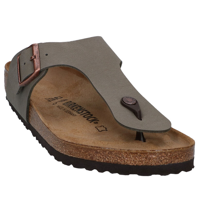 Birkenstock Ramses Zwarte Teenslippers voor heren (322799)