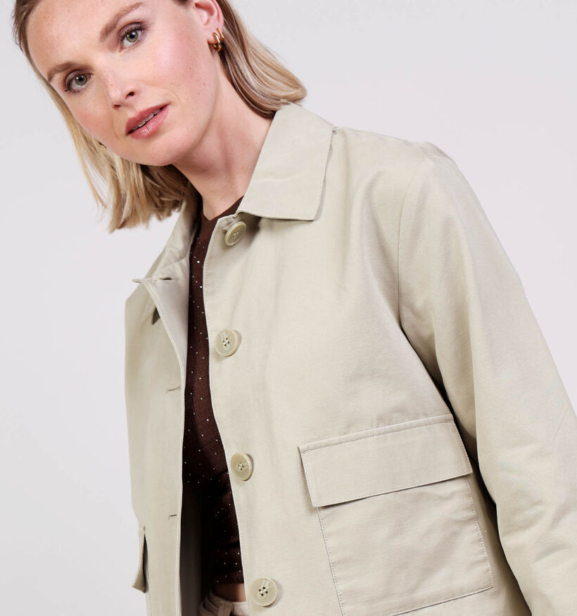 JDY Sienna Elm Manteau en Vert pour femmes (370057)