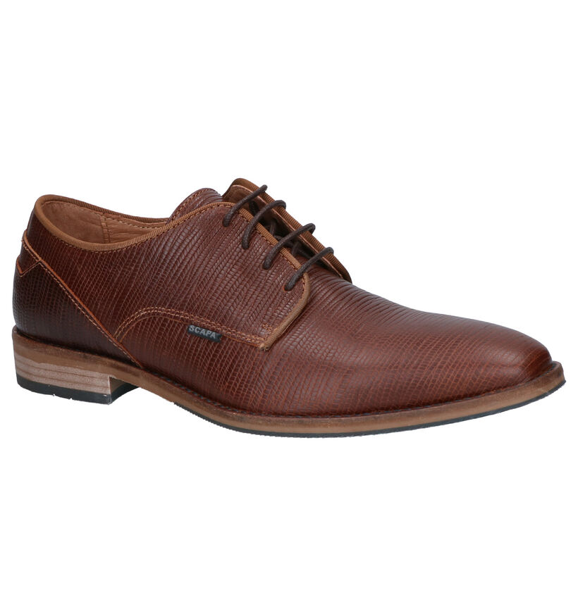 Scapa Chaussures habillées en Cognac en cuir (259106)