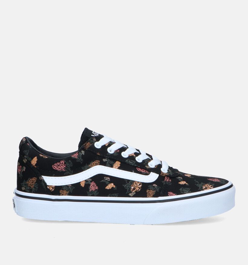 Vans Ward Garden Floral Baskets en Noir pour filles (327969)