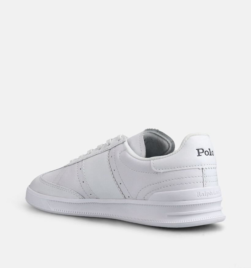 Polo Ralph Lauren Hrt Aera PP Baskets habill&eacute;es en Blanc pour femmes (369535)