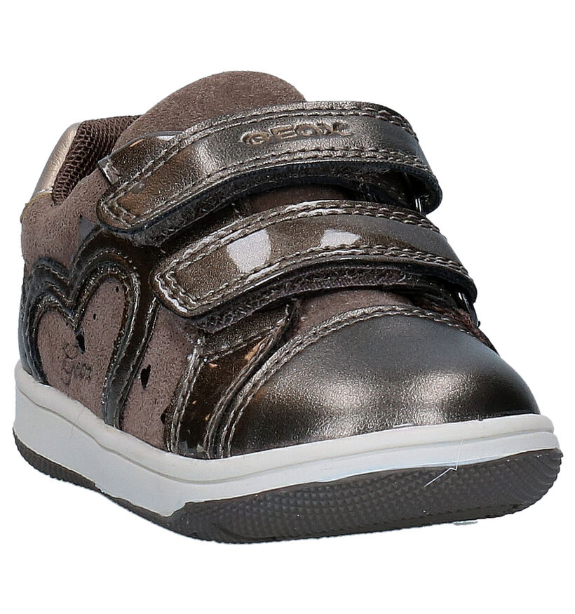 Geox Flick Bronzen Babyschoentjes in kunstleer (278280)