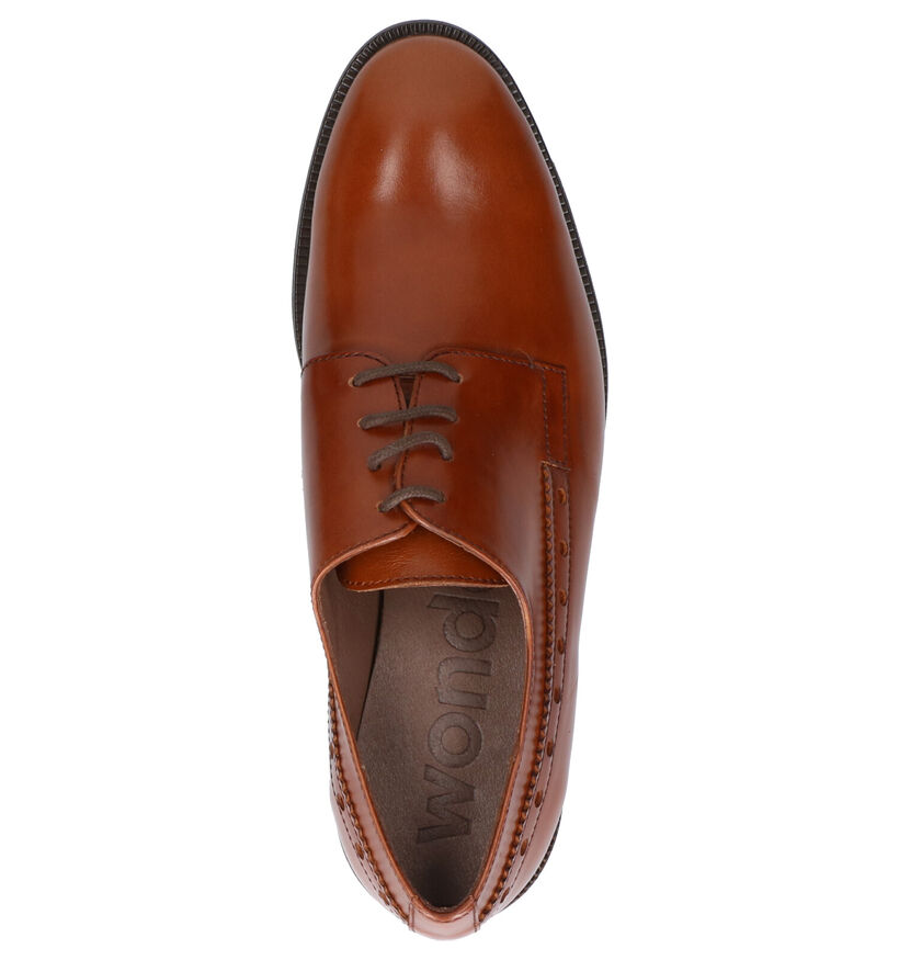 Wonders Cognac Veterschoenen in leer (259731)