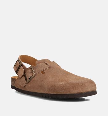 Scholl Slippers Cognac