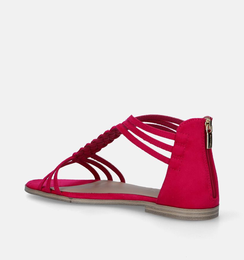 Tamaris Sandales avec talon fermé en Fuchsia pour femmes (338262)