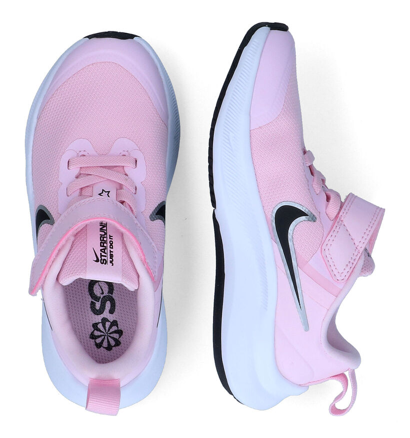 Nike Star Runner Baskets en Rose pour filles (308979)