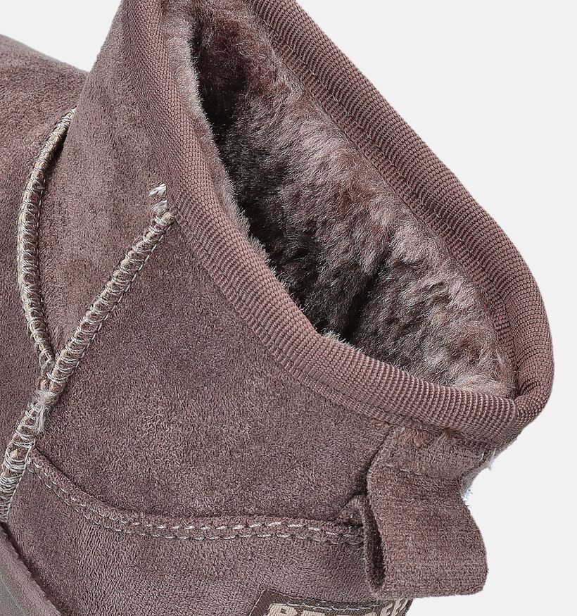 Braqeez Taupe Winterboots voor meisjes (359534)