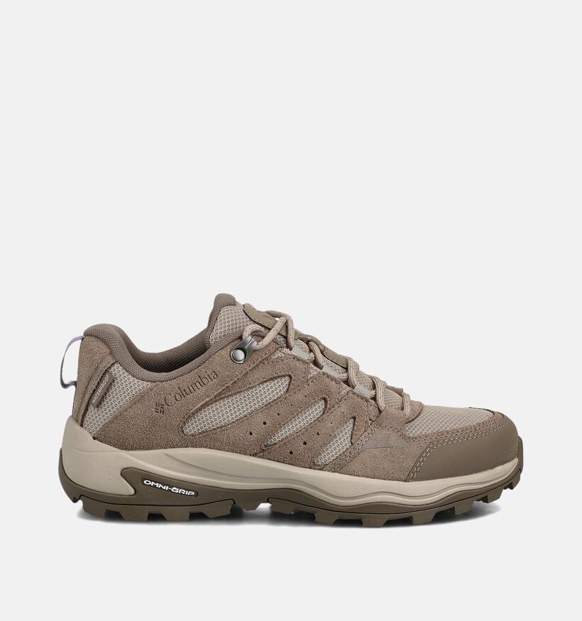 Columbia Redmond IV Low Beige Wandelschoenen voor dames (359524) - geschikt voor steunzolen