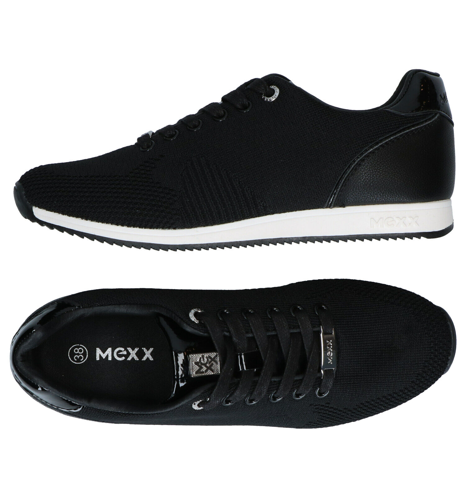 Nelson zwarte sales sneakers