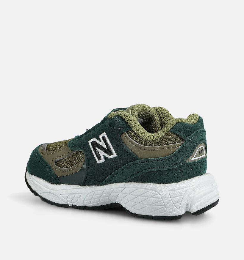 New Balance I2002 Baskets basses en Vert pour gar&ccedil;ons (375258)