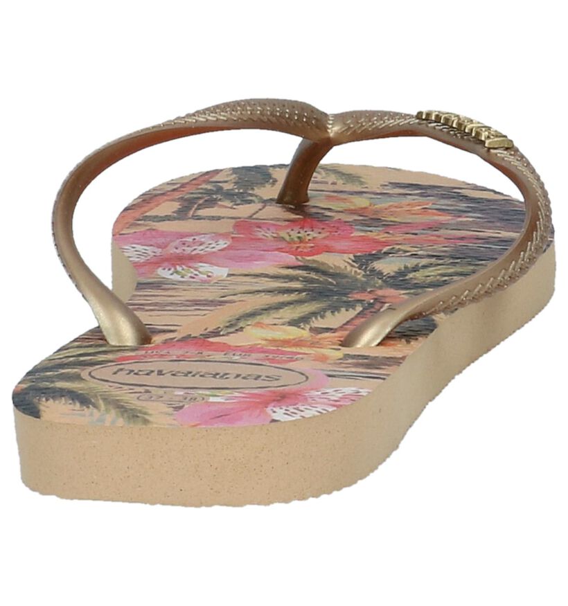 Havaianas Slim Tongs en Rose en synthétique (289782)