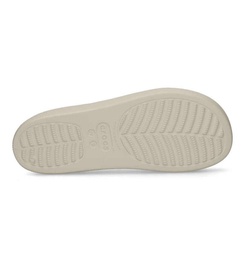 Crocs Classic Platform Beige Slippers voor dames (322210)