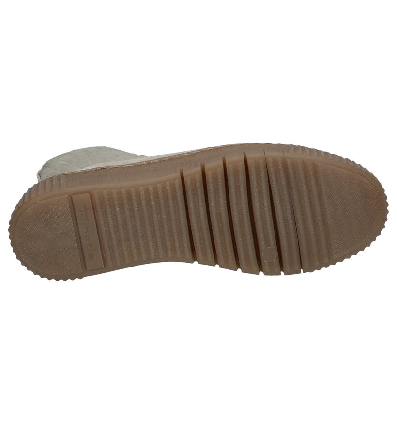 Tamaris Bottillons en Beige en daim (226708)