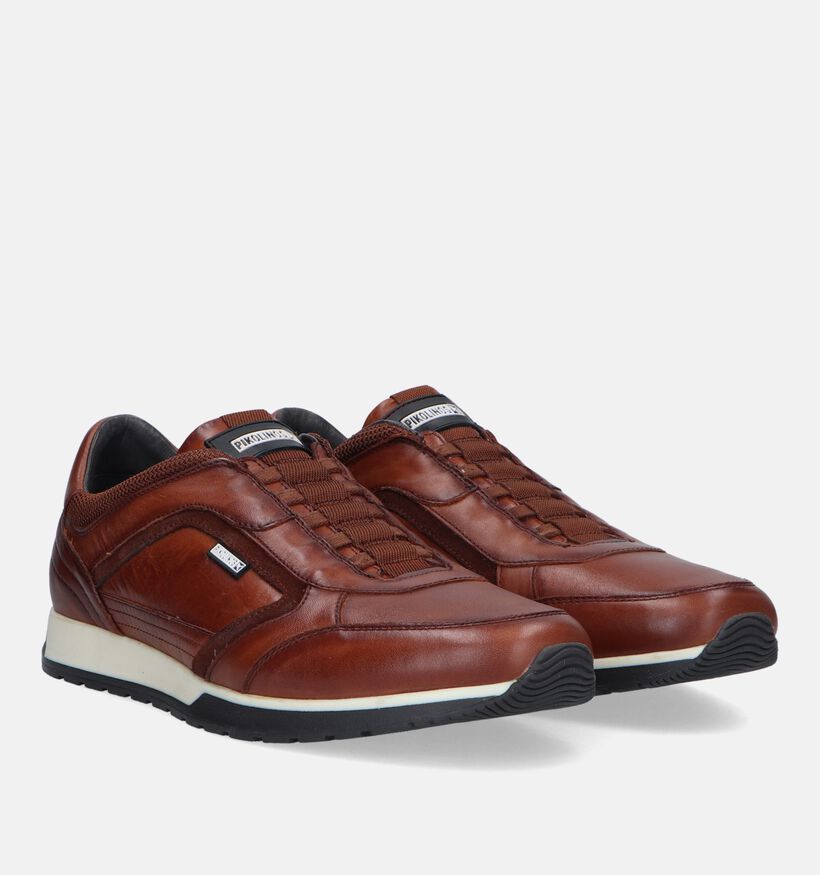 Pikolinos Cambil Chaussures à enfiler en Cognac pour hommes (329635) - pour semelles orthopédiques