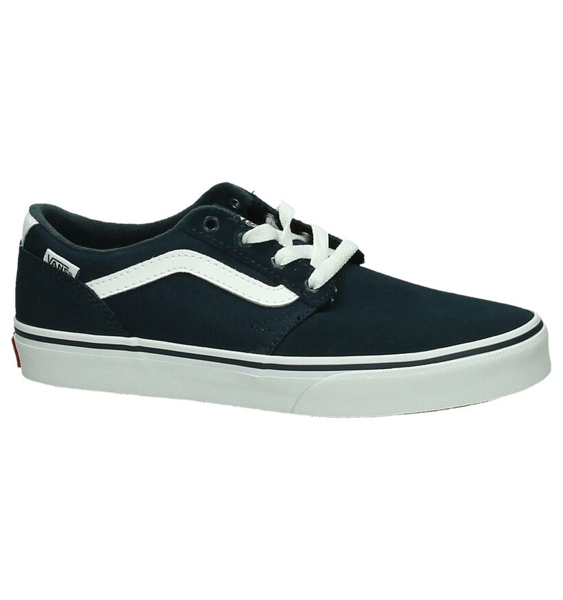 Vans Chapman Skate sneakers en Bleu foncé en daim (200594)