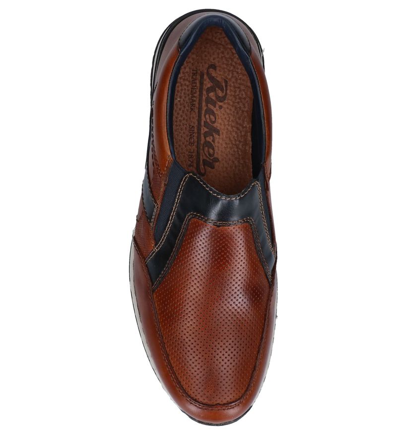 Rieker Chaussures slip-on en Cognac en simili cuir (247976)