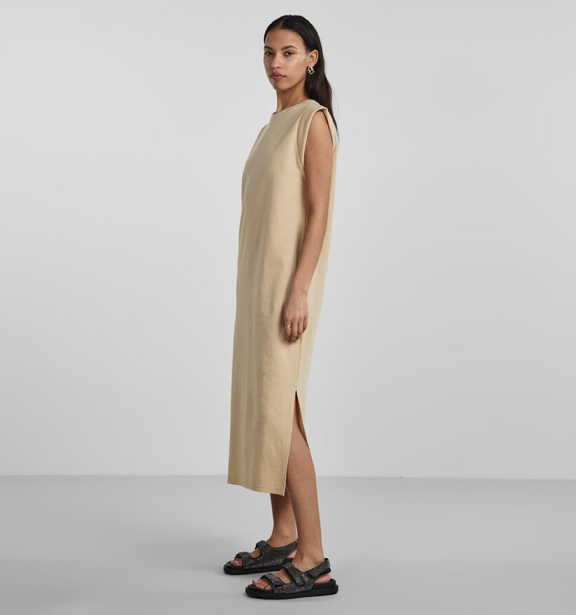 Pieces Chilli Robe maxi en Beige pour femmes (323759)