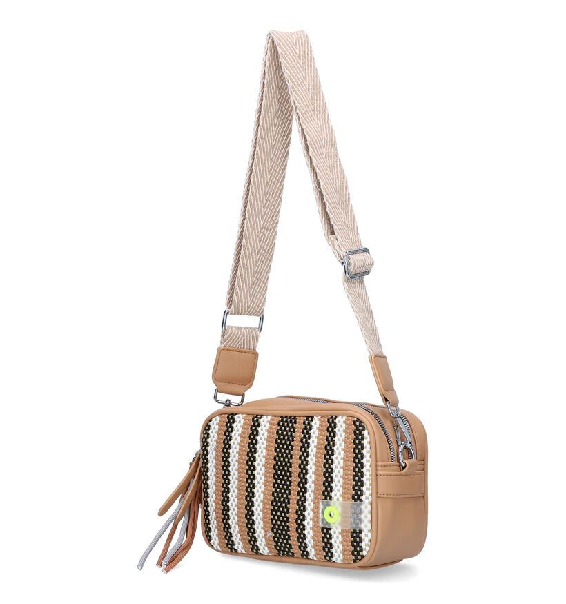 Refresh Cognac Crossbody Tas in kunstleer (327666)