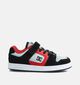 DC Shoes Manteca 4 Baskets en Noir/Rouge pour garçons (360795) - pour semelles orthopédiques