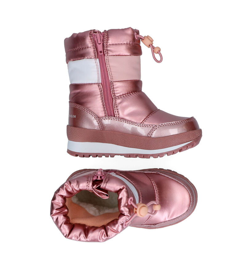 Tommy Hilfiger Roze Snowboots in stof (295390)