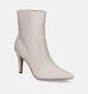 Poelman Bottes courtes en Ecru pour femmes (325213)