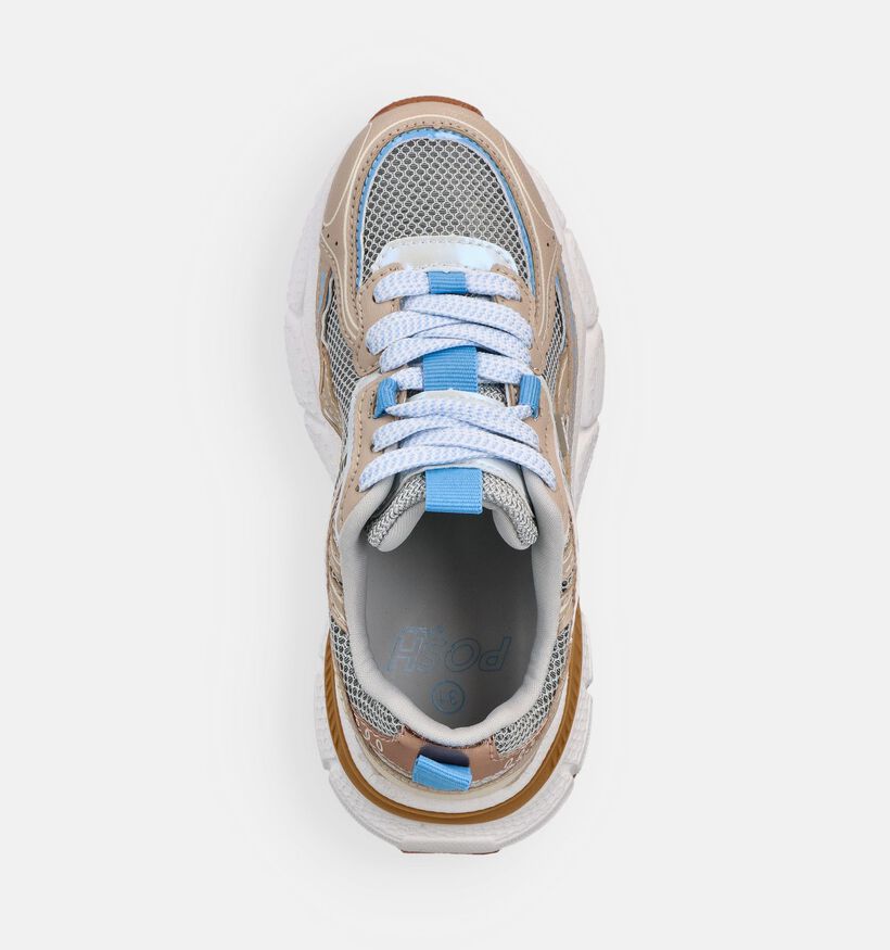 Posh by Poelman Beige Sneakers voor meisjes (370767) - geschikt voor steunzolen