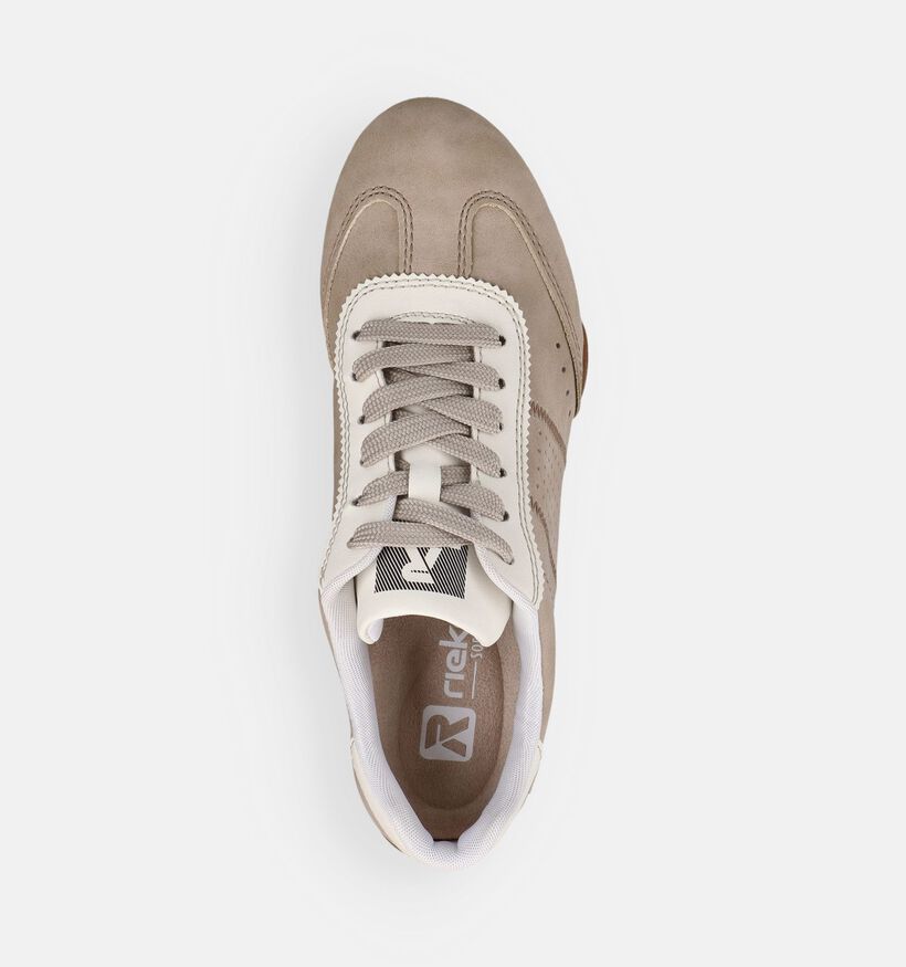 Rieker Beige Sneakers voor dames (370444) - geschikt voor steunzolen