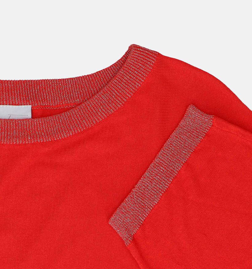 Maison Espin Pull en Rouge (277939)