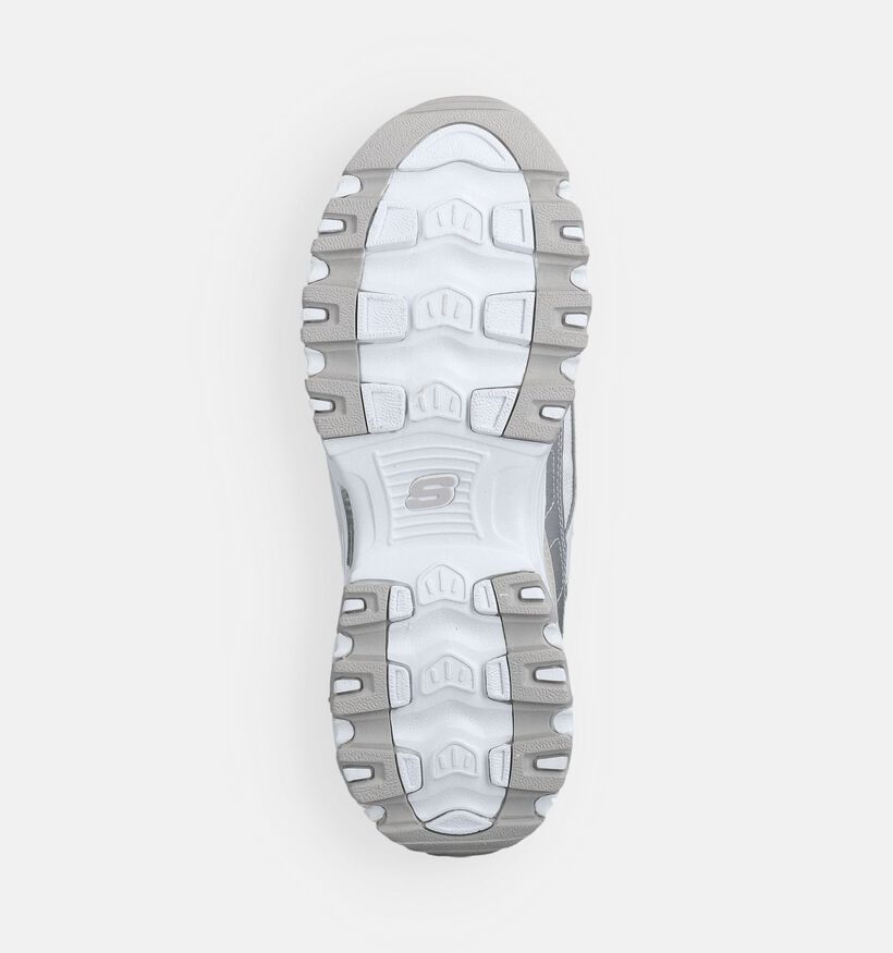 Skechers D'Lites Witte Slip-on Sneakers voor dames (367455) - geschikt voor steunzolen