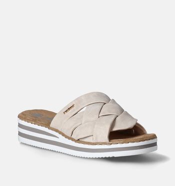 Rieker Nu-pieds Beige