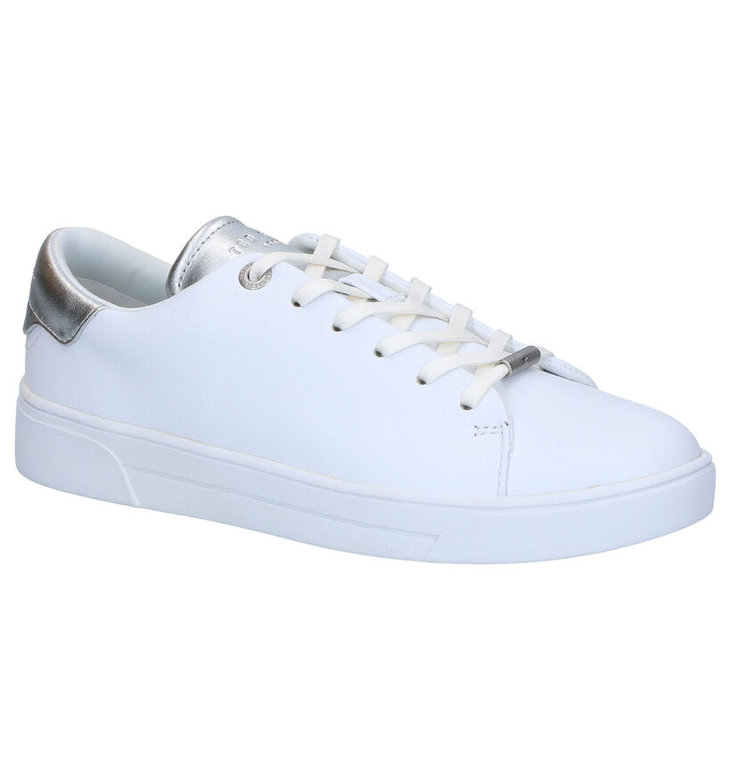 Ted Baker Zenis Witte Veterschoenen in leer (264993)