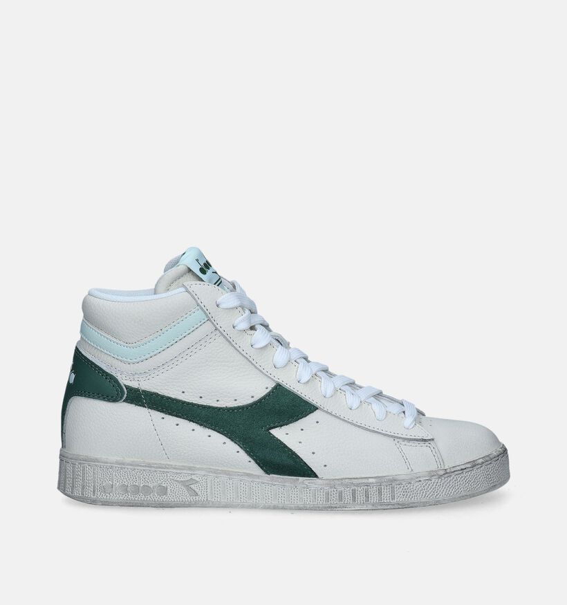 Diadora Game L High Waxed Suede Pop Baskets en Blanc pour femmes (344860)