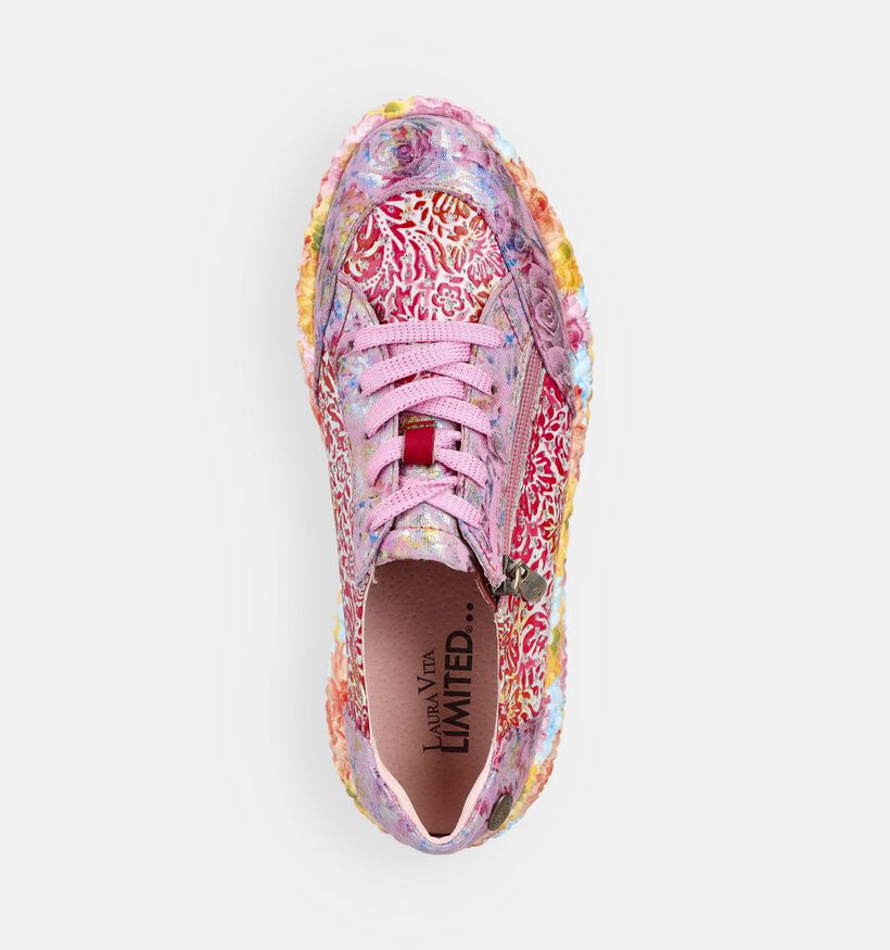 Laura Vita Nikito Roze Casual Sneakers voor dames (373204) - geschikt voor steunzolen