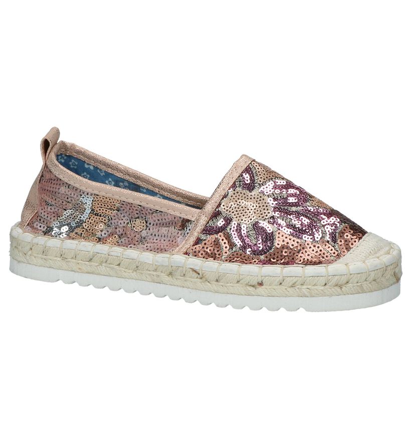 Youh! Espadrilles en Or rose en textile (212133)