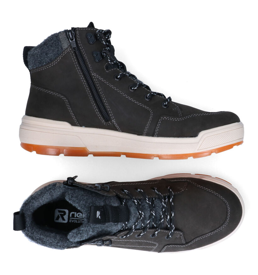R-Evolution Boots à lacets en Cognac en nubuck (317035)