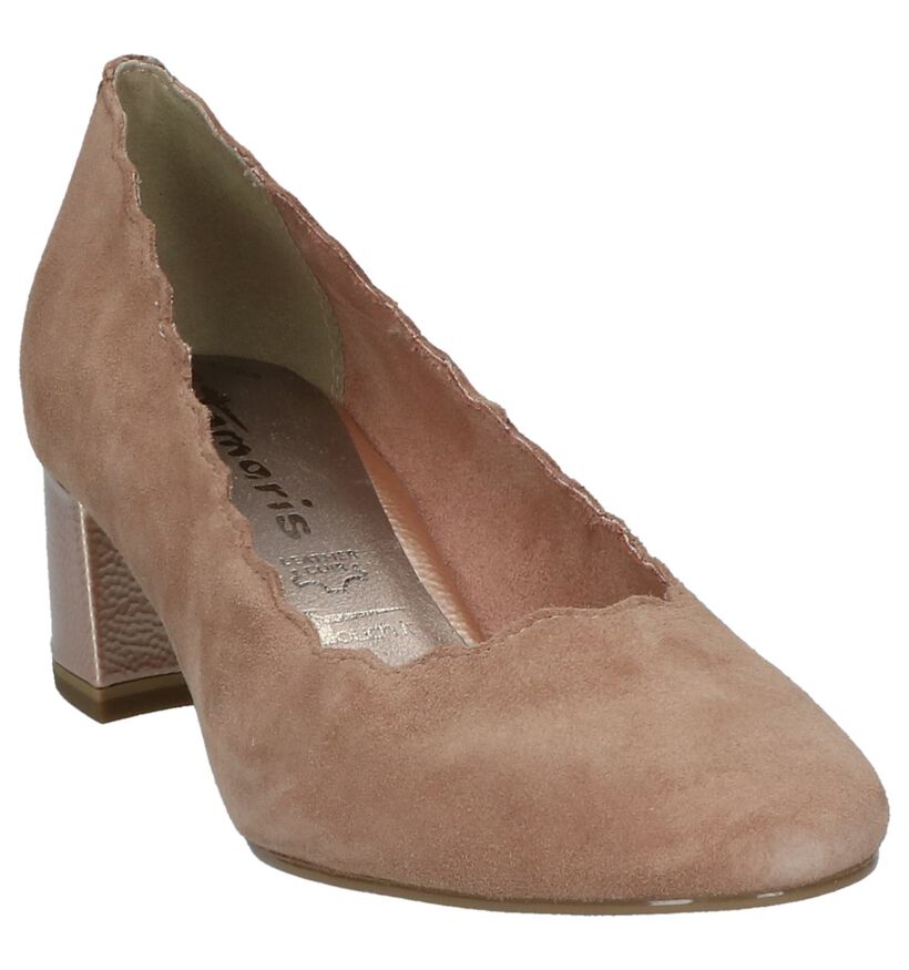 Tamaris Escarpins classique en Rose en daim (215556)