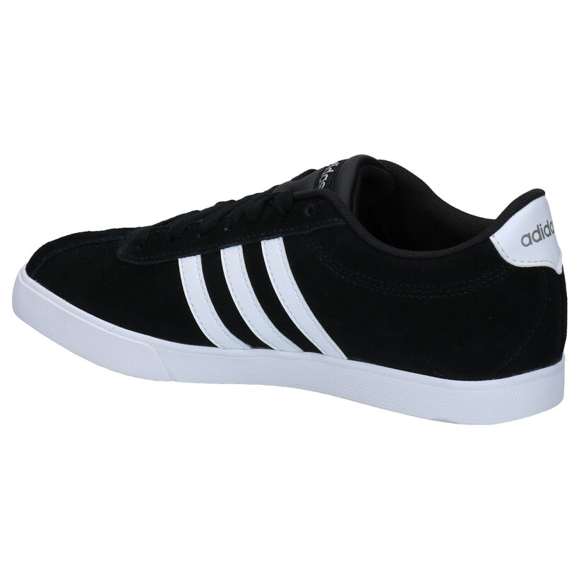 adidas Courtset Baskets en Gris en cuir (276455)