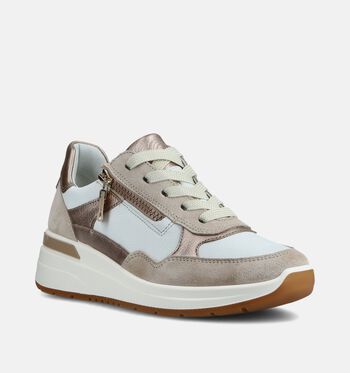 Ara Sneakers Beige/Bruin