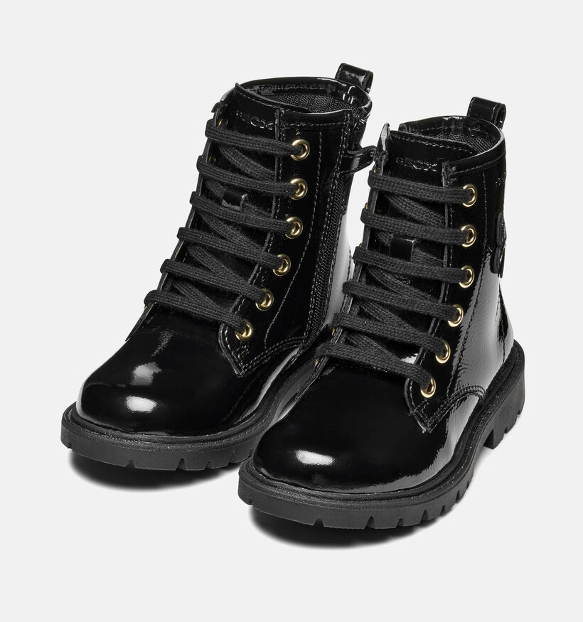 Geox Shaylax Boots en Noir pour filles (360339) - pour semelles orthopédiques