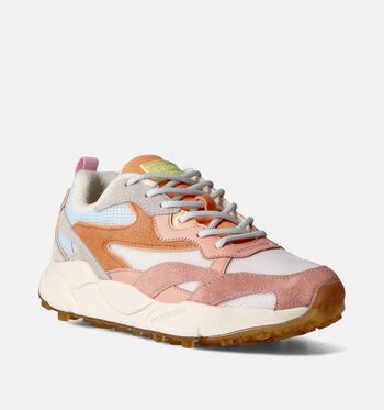 Scotch & Soda Sneakers Beige/Cognac/Rood