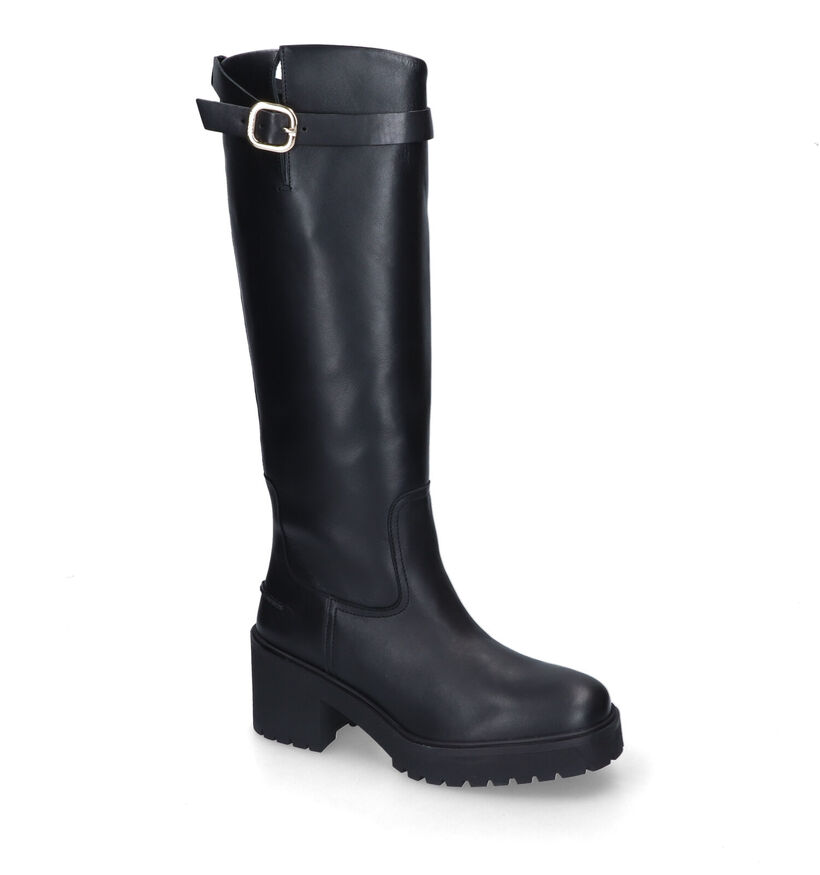 Tommy Hilfiger Belt Buckle Bottes hautes en Noir pour femmes (314138)