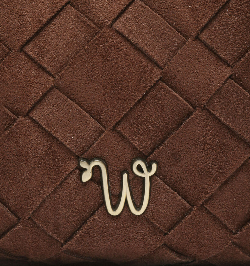 Woomen Aubepine Donkerbruine Crossbodytas voor dames (378679)