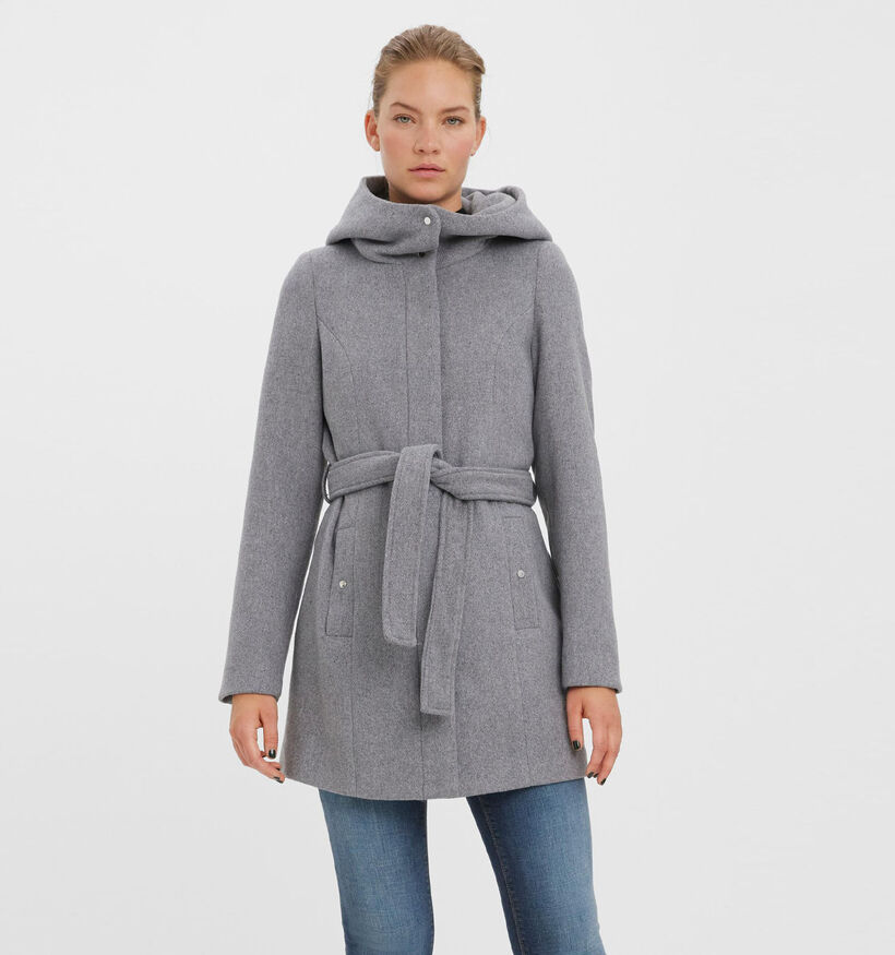 Vero Moda Classliva Manteau en Gris pour femmes (318365)