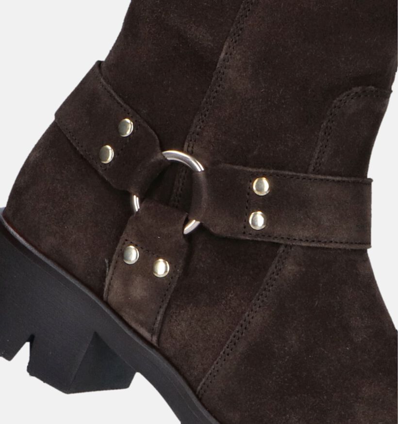 Gabor Best Fitting Boots de motard en Brun pour femmes (347049) - pour semelles orthopédiques