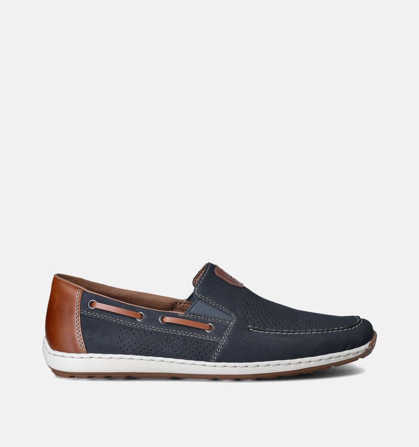 Rieker Chaussures à enfiler en Bleu pour hommes (354804)